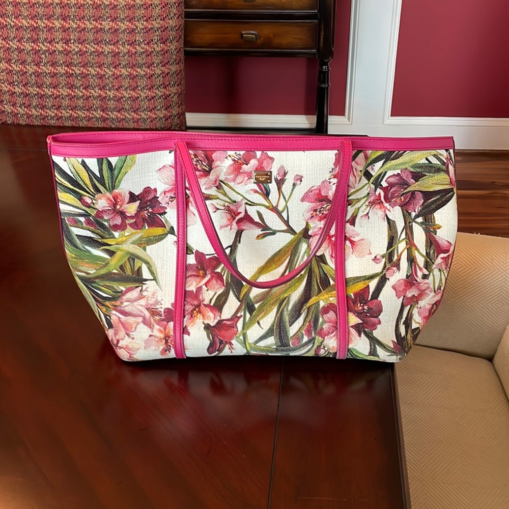 Multi colored dolce and gabanna purse